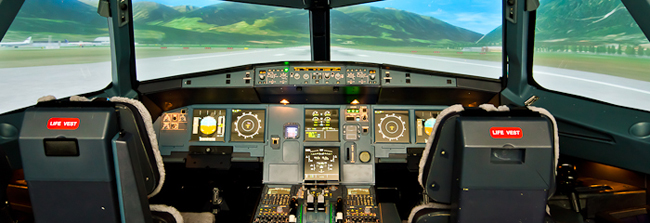 AT-F1005 Airbus 320 Flight Simulator and Visual System