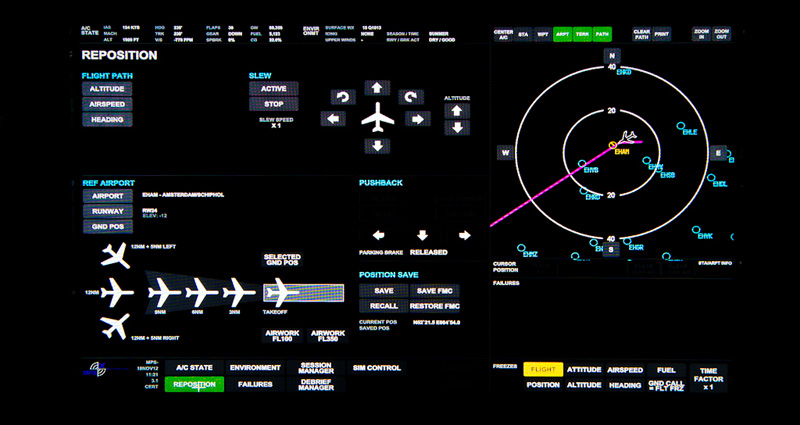 AT-F1005 Airbus 320 Flight Simulator and Visual System